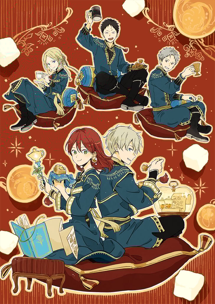 赤髪の白雪姫」15周年コラボカフェ決定！作中に登場した数々のメニュー