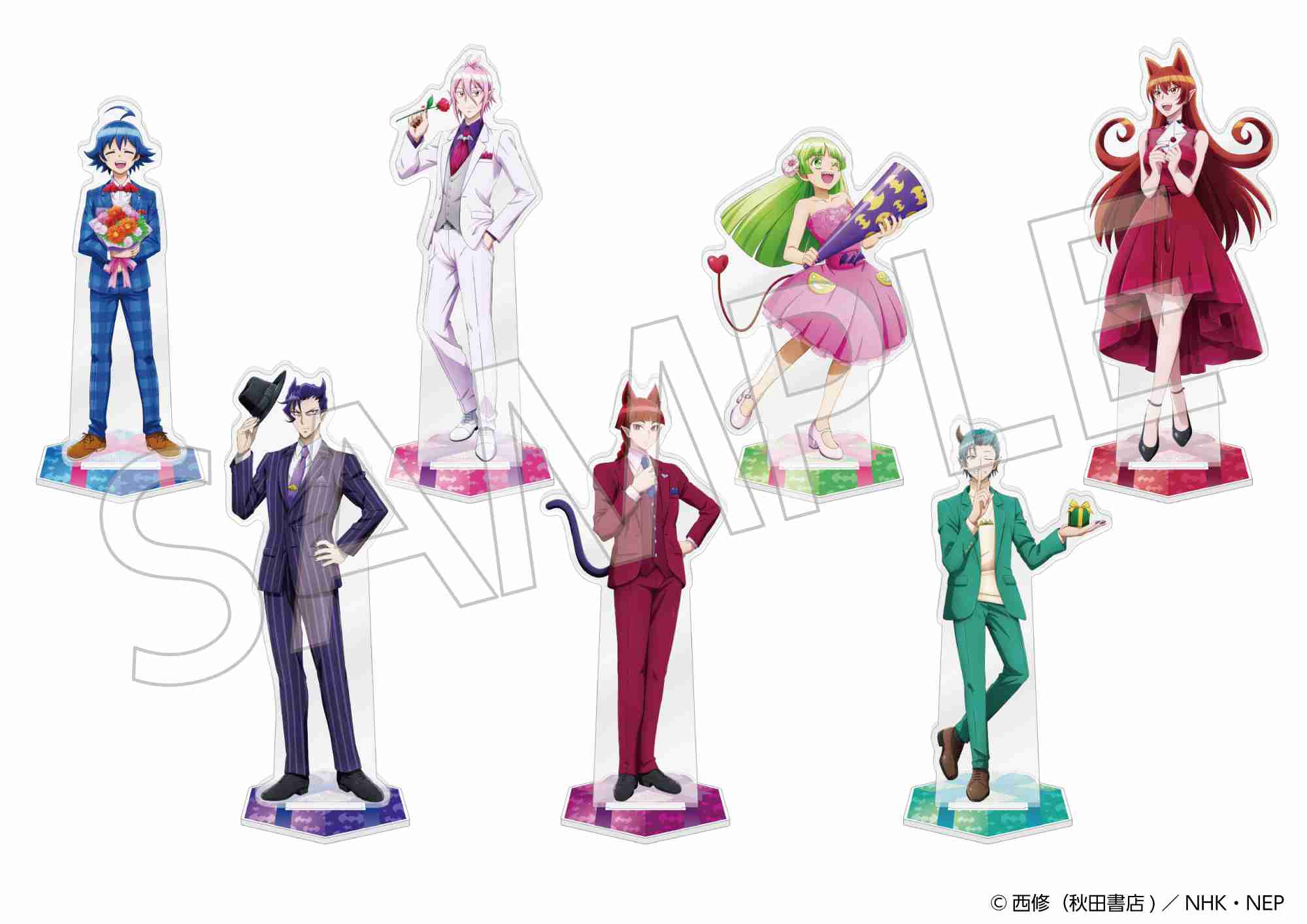 魔入りました！入間くん」展 ドレスアップしたアスモデウスたちの