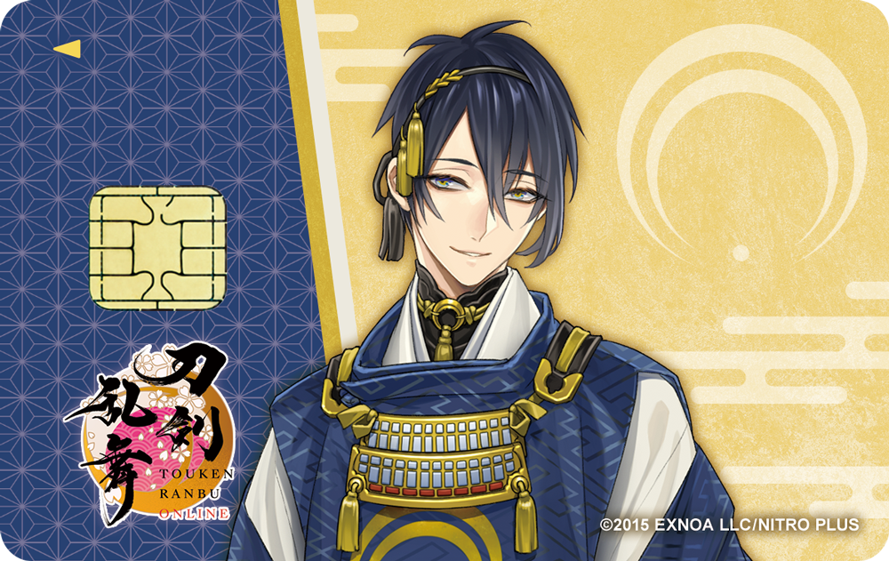 刀剣乱舞」初期刀&三日月宗近のクレジットカードが発行！タッチ決済