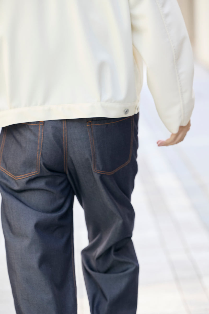 水のようにしなやかなデニム ウールデニム5ポケットSuper160's