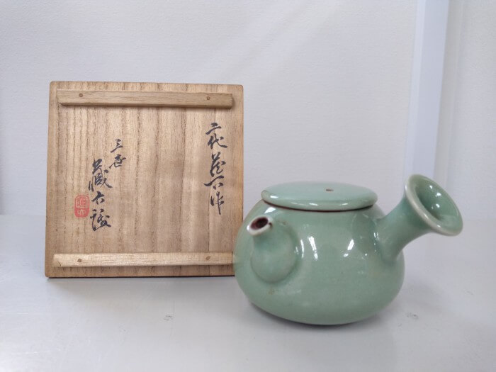 二代【真清水蔵六】青磁急須 買取実績｜日晃堂 買取実績