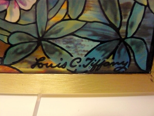 ルイス・C・ティファニーのステンドグラスをお買取しました｜骨董品