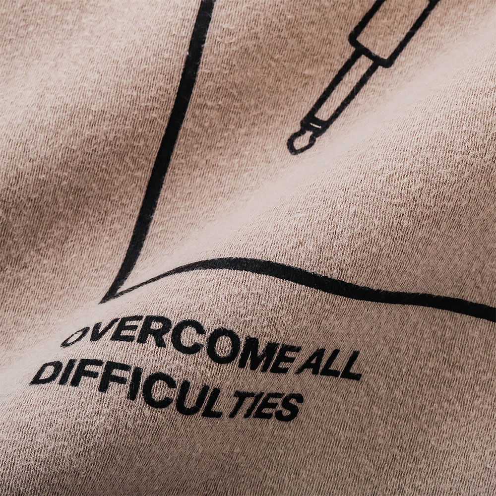 TATTOO SWEAT TEE / BEIGE | NIL DUE / NIL UN TOKYO