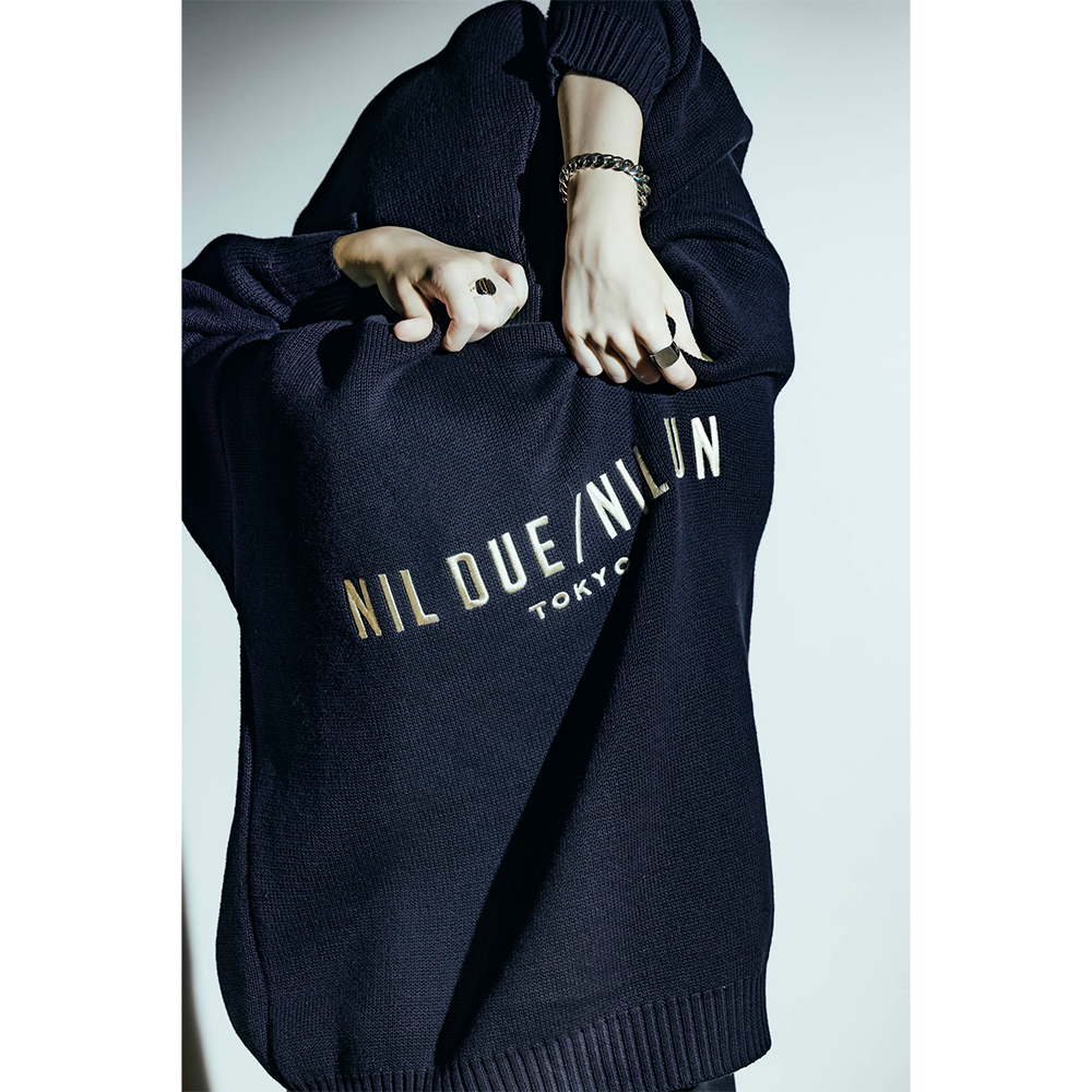 EMBROIDERY KNIT HOODIE | NIL DUE / NIL UN TOKYO