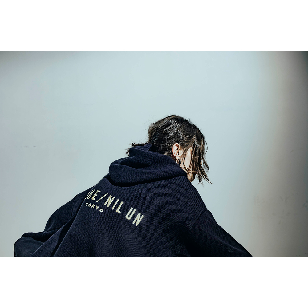 EMBROIDERY KNIT HOODIE | NIL DUE / NIL UN TOKYO