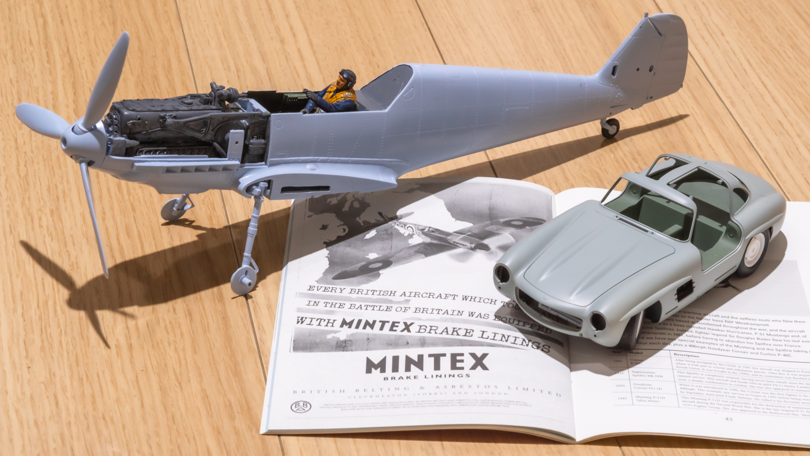 キング・オブ・ヒコーキ模型。1/24のメッサーを組んで感じた巨大