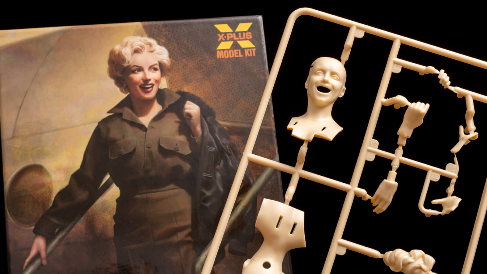 あらゆるところに色香が漂うマリリン・モンローのプラモデルから