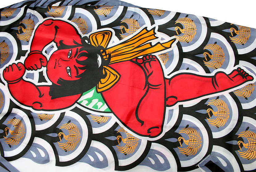 創業1923年 鯉のぼり屋 大型鯉のぼり 金太郎ゴールド鯉