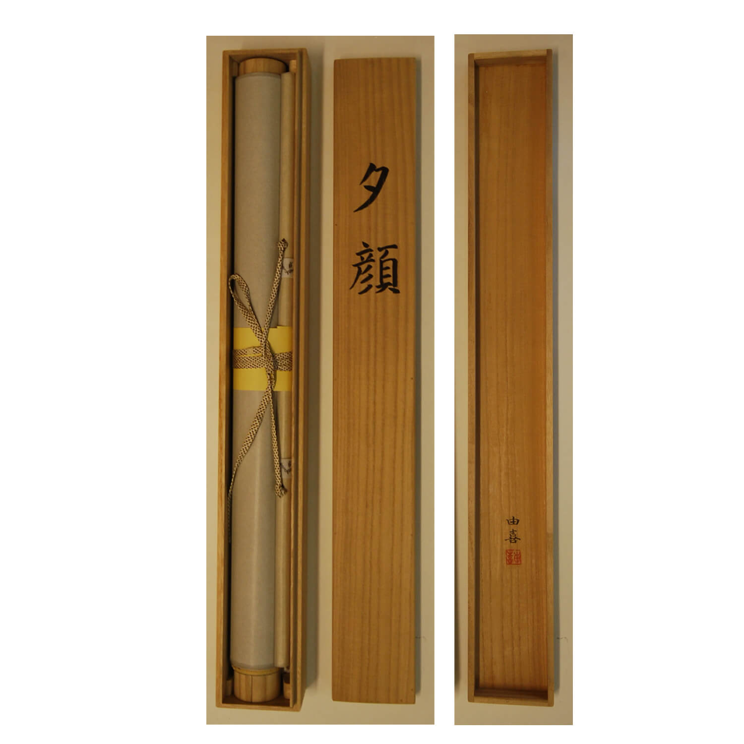 水越由喜 / 夕顔 | 掛軸 - 野村美術