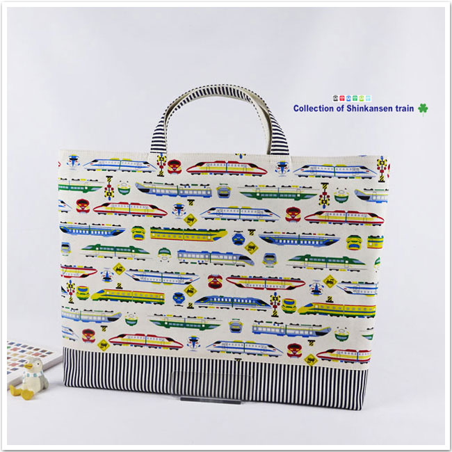 入園入学グッズ 3点セット 【 新幹線 電車 踏切 】大きめ レッスン