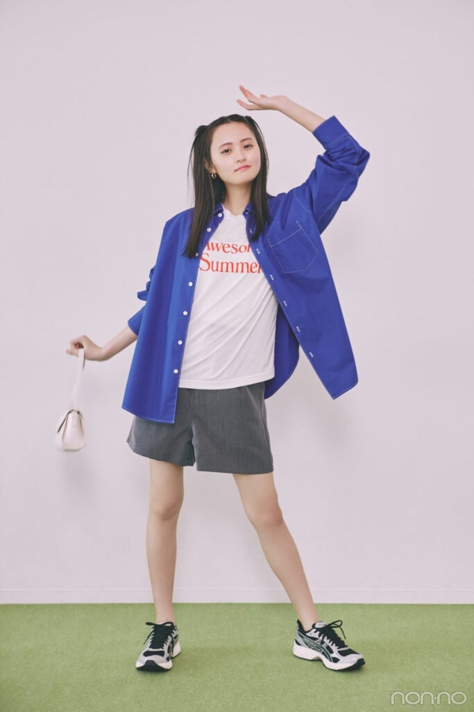 遠藤さくら】6月20日は「プリントロゴTシャツ」【毎日更新・さくちゃん