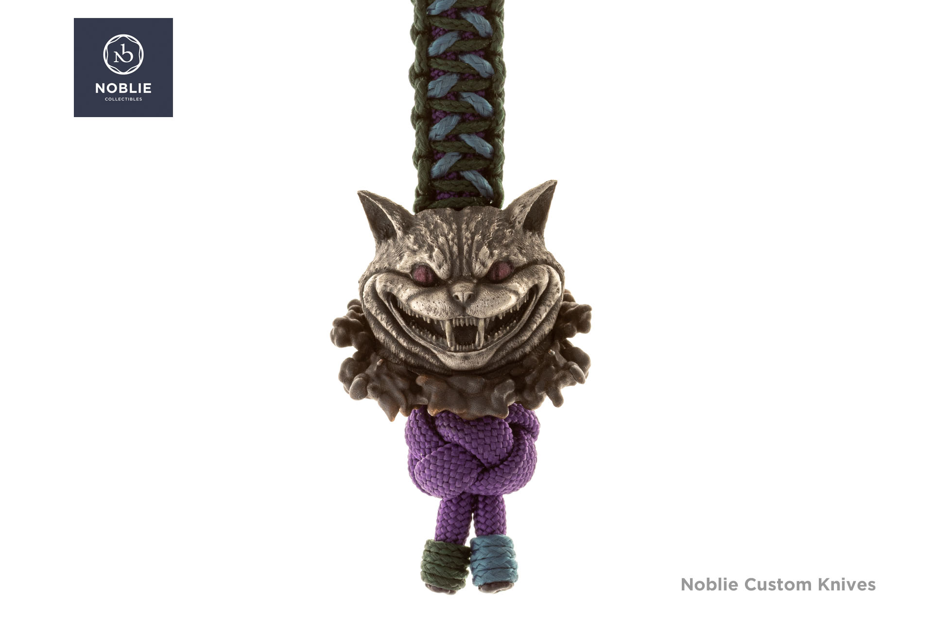 チェシャ猫パラコードビーズ - シルバー＆ブロンズ限定版