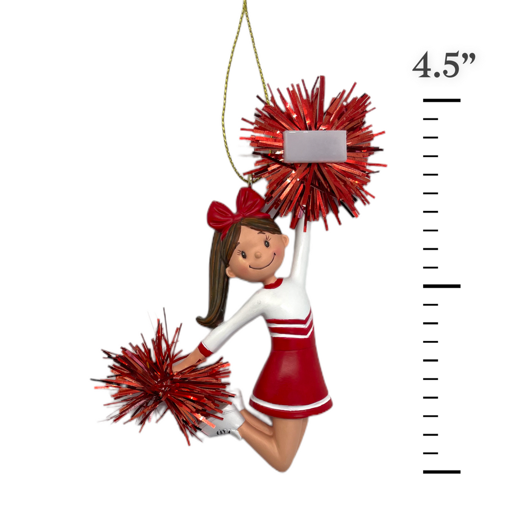 Personalized Cheerleader Ornament - Customize Colors – Noel Box