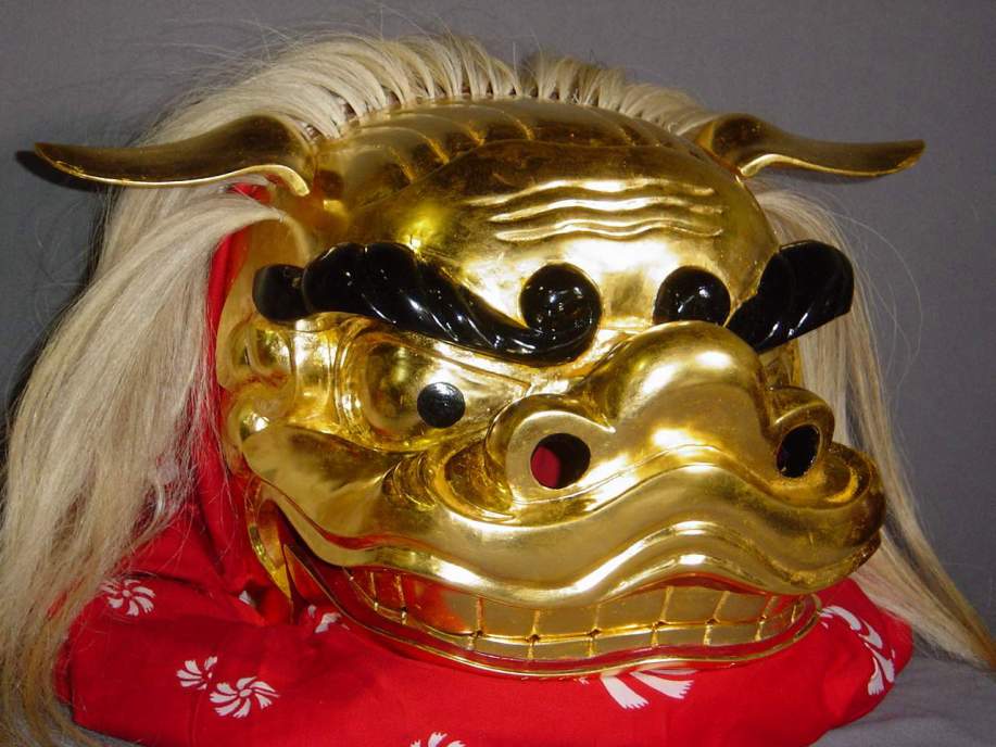 獅子頭-金泥権九郎獅子頭