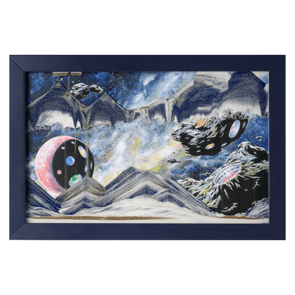 サンドピクチャー 壁掛け(卓上両用)タイプ 松本零士デザイン Galaxy