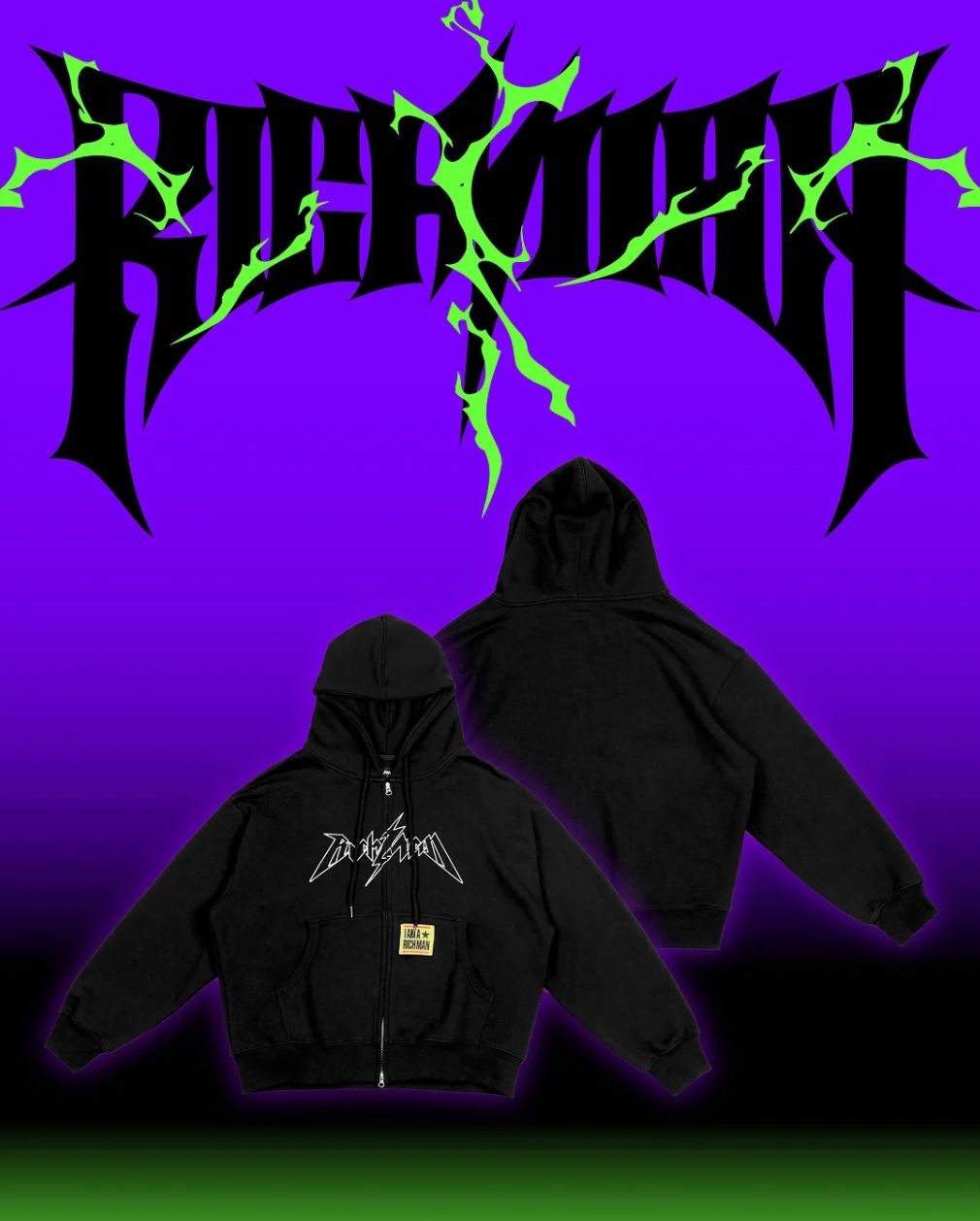 AESPA - HOODIE ZIP UP (RICH MAN POP UP OFFICIAL MD)