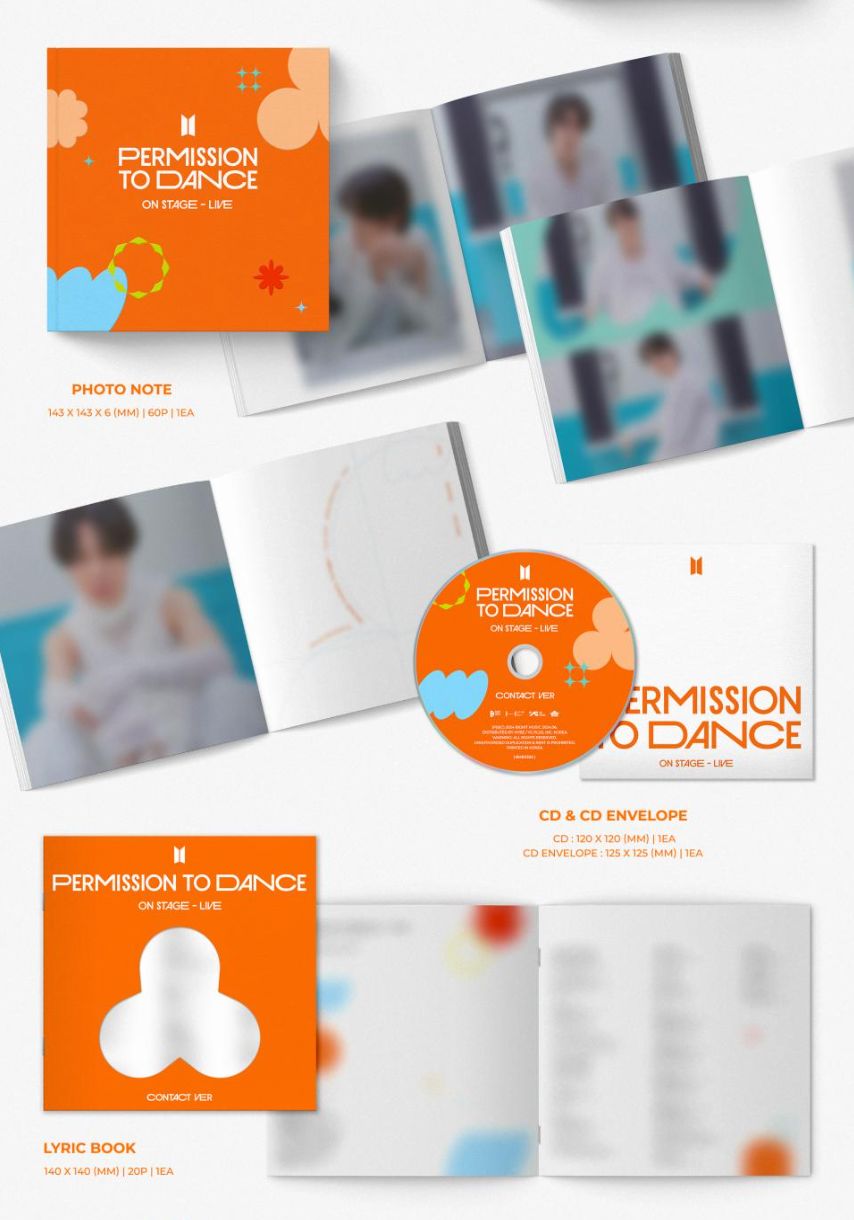 BTS - PERMISSION TO DANCE ON STAGE - LIVE (LIVE ALBUM) + Weverse Speci