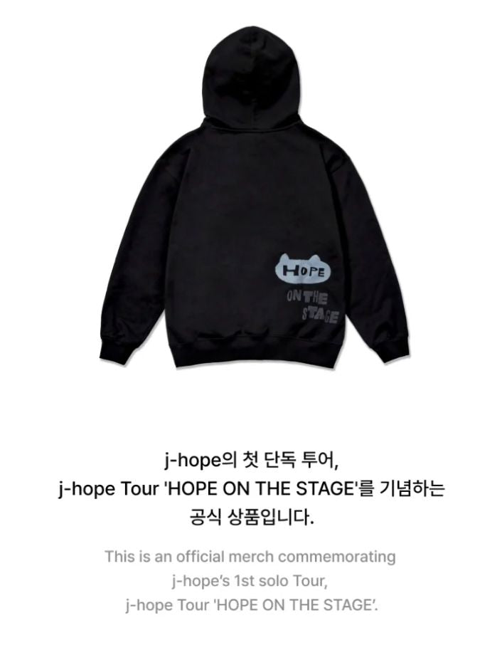 J-HOPE (BTS) - HOODIE (J-HOPE TOUR 'HOPE ON THE STAGE' MD)