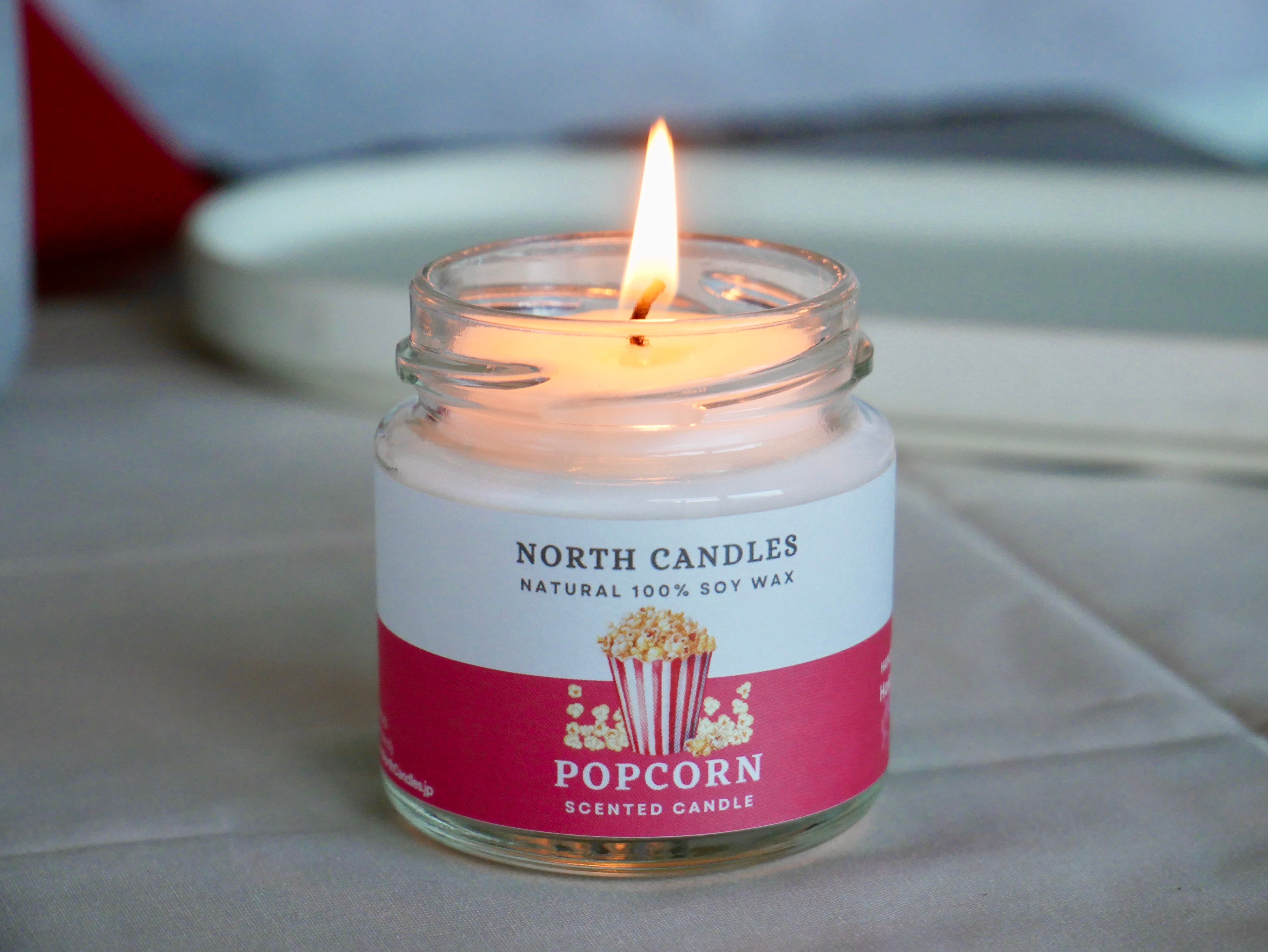 ポップコーン アロマソイキャンドル - ノースキャンドル North Candles