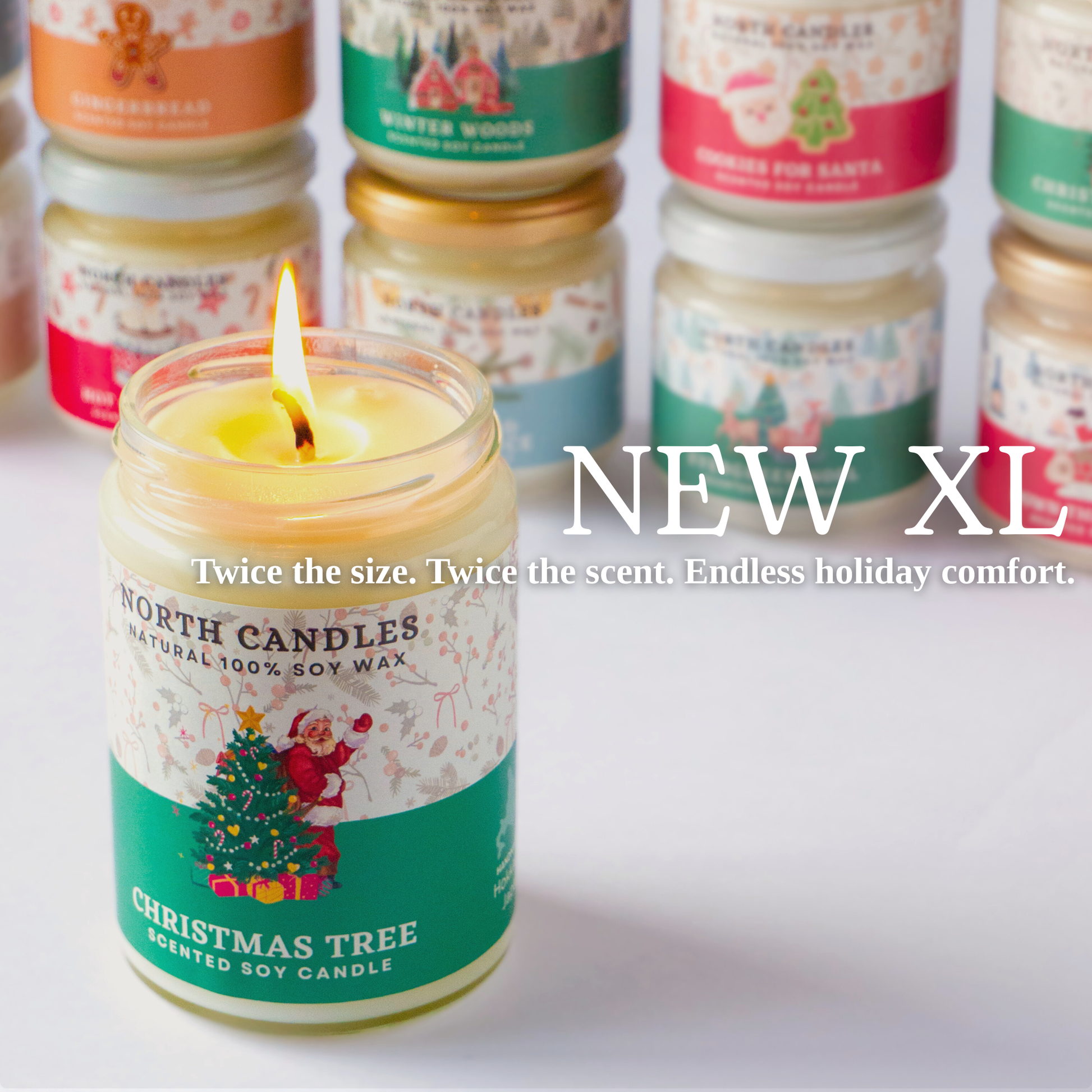クリスマスツリーアロマソイキャンドル North Candles ノース