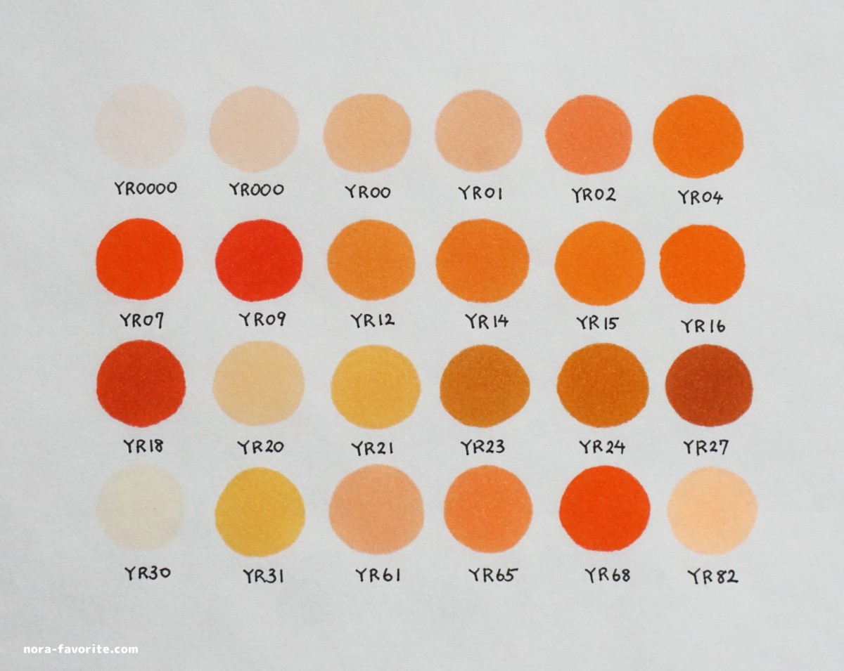 コピックスケッチ】 全358色の色見本をご紹介！(購入した時の失敗談も
