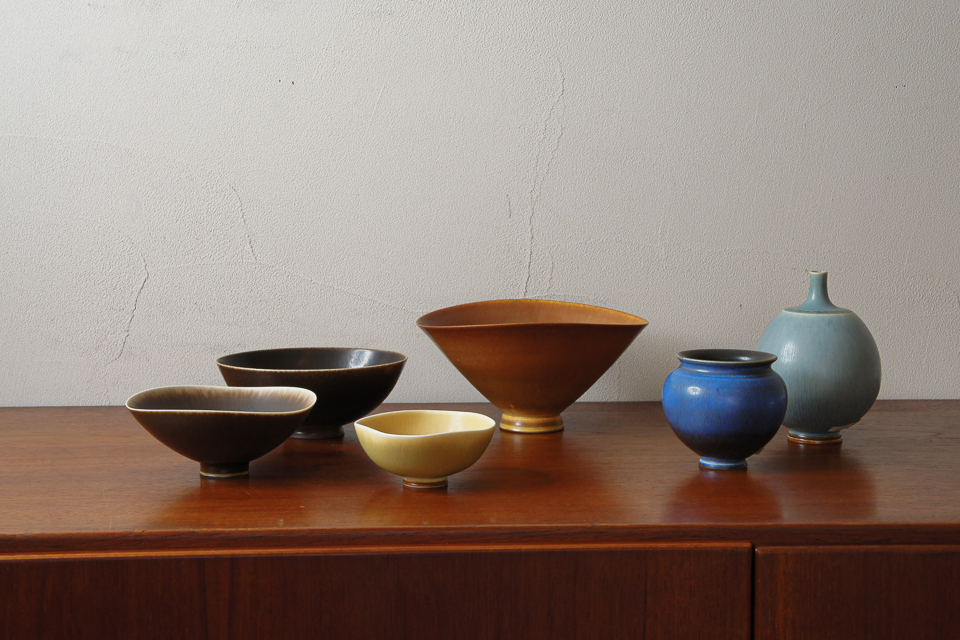 ベルント・フリーベリ「青磁釉花瓶」《ノルディック》