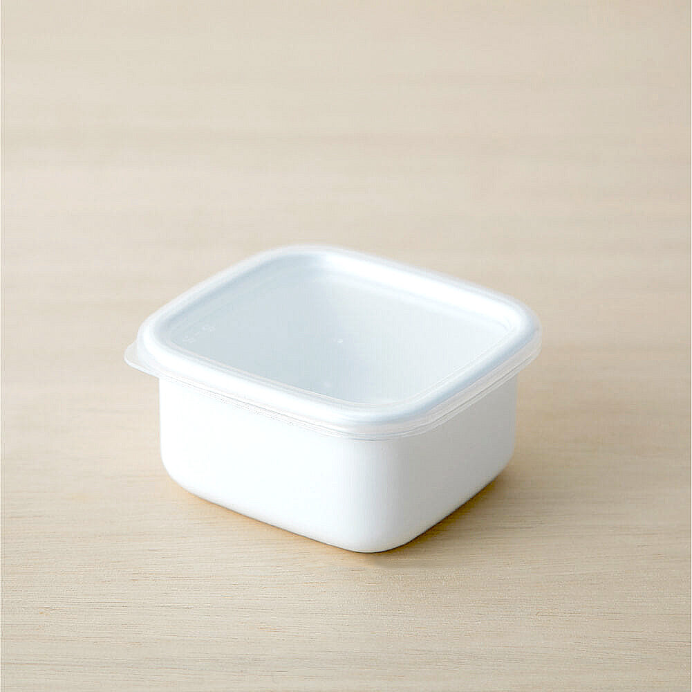 野田琺瑯 スクエアS ｜のレン神楽坂【公式通販】発酵、暮らしの道具