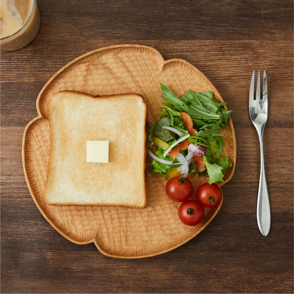 木工房玄 花形パン皿 さくら 大 ｜のレン神楽坂【公式通販】発酵