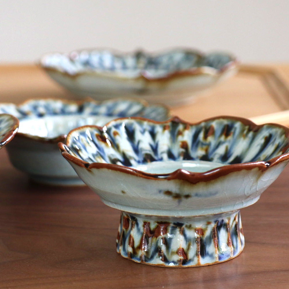 陶房 遊 輪花しのぎ深鉢（小）｜のレン神楽坂【公式通販】発酵、暮らし