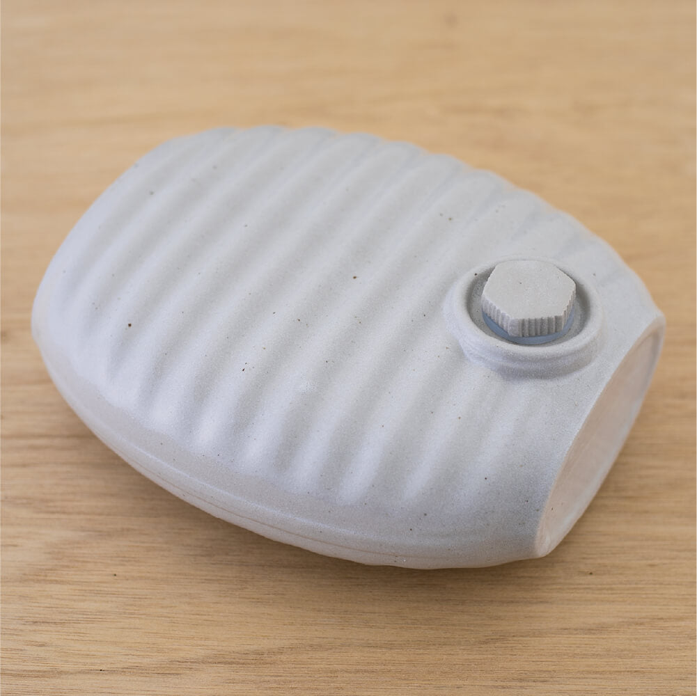 弥満丈欅窯 湯たんぽカバーと陶器の湯たんぽセット ｜のレン神楽坂