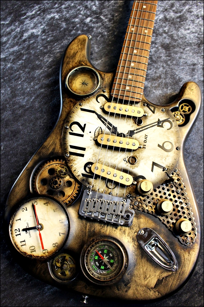 スチームパンク感のあるギターが超カッコイイ!Martper Guitarsの見た目