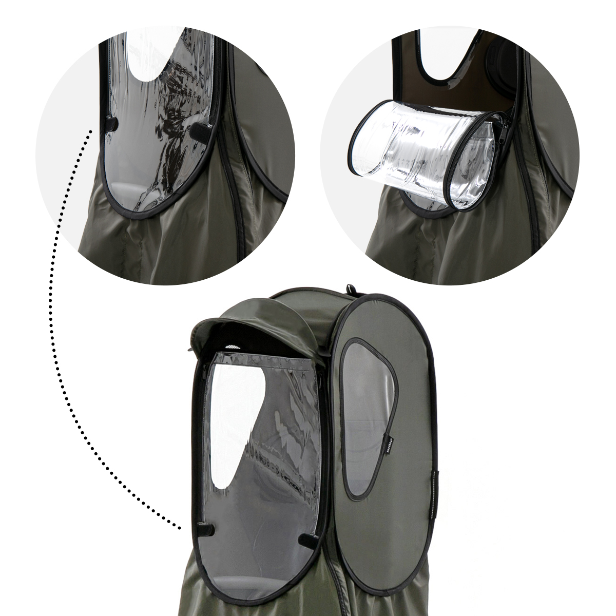 リア 海外メーカーシート用レインカバー【送料無料】 - norokka