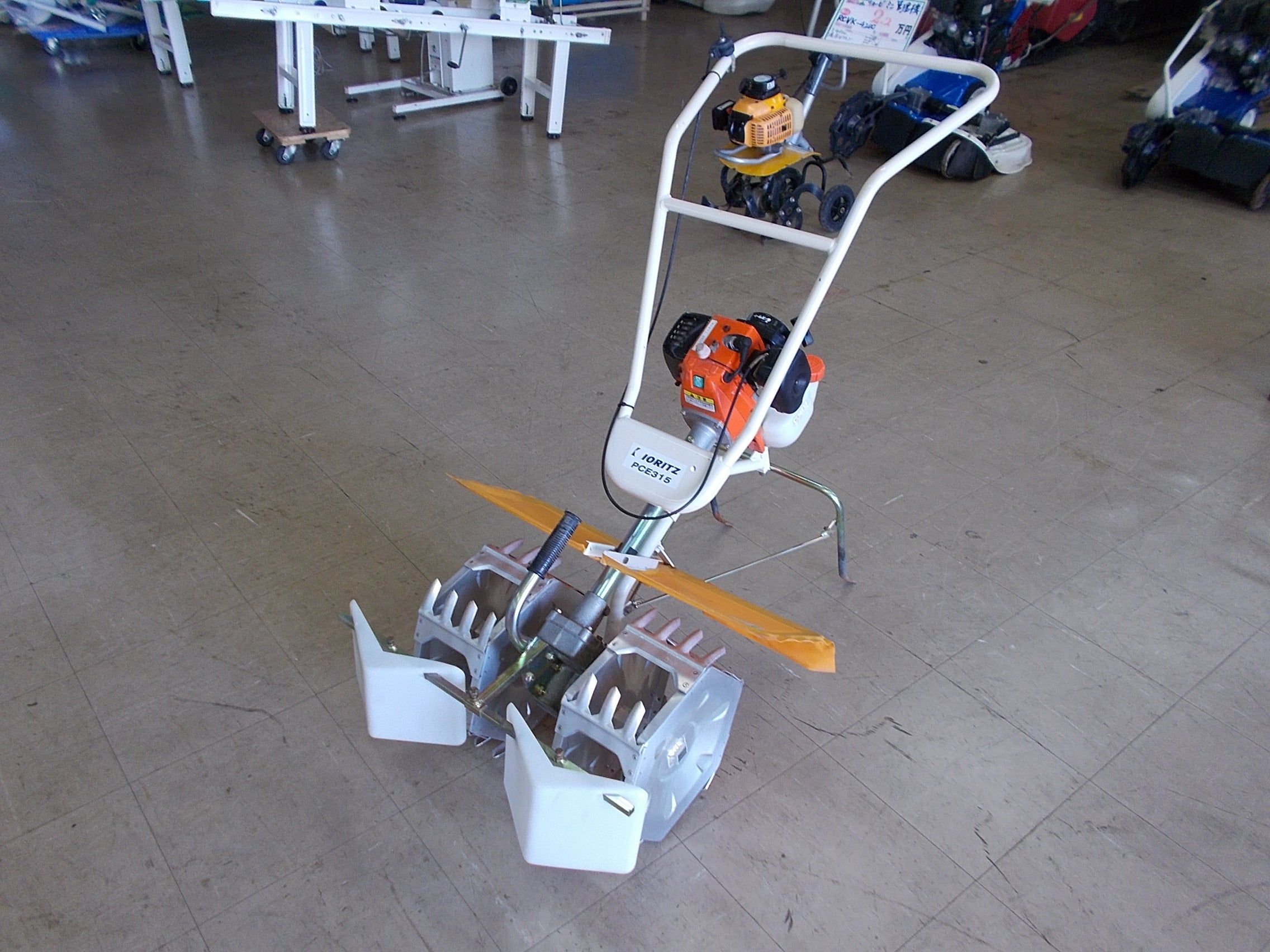 共立 エンジン式水田除草機 PC3000 実動品 3条 共立 中耕除草機