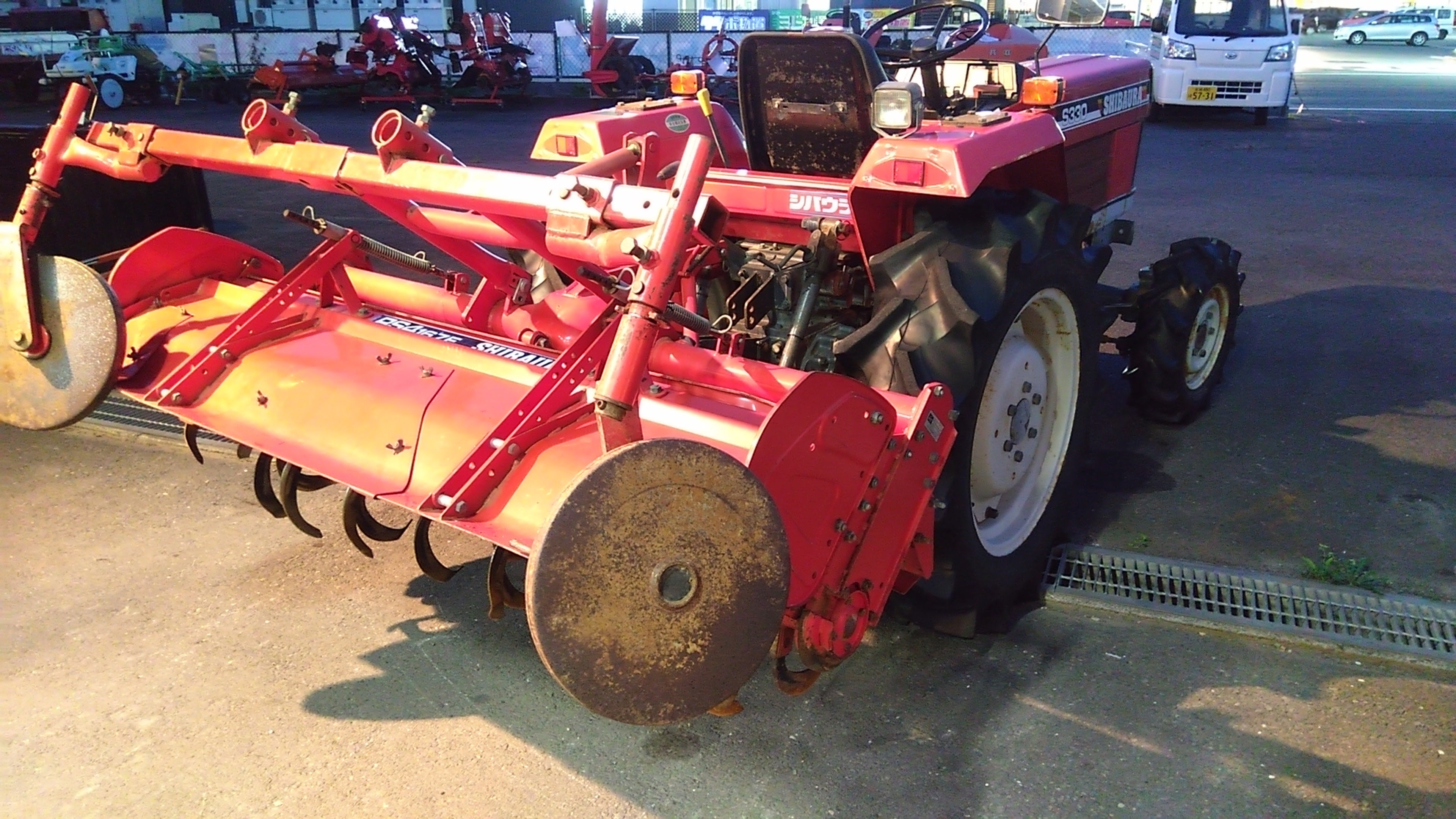 シバウラ 中古 トラクター＋ロータリー S330A＋RS4167E – 農キング