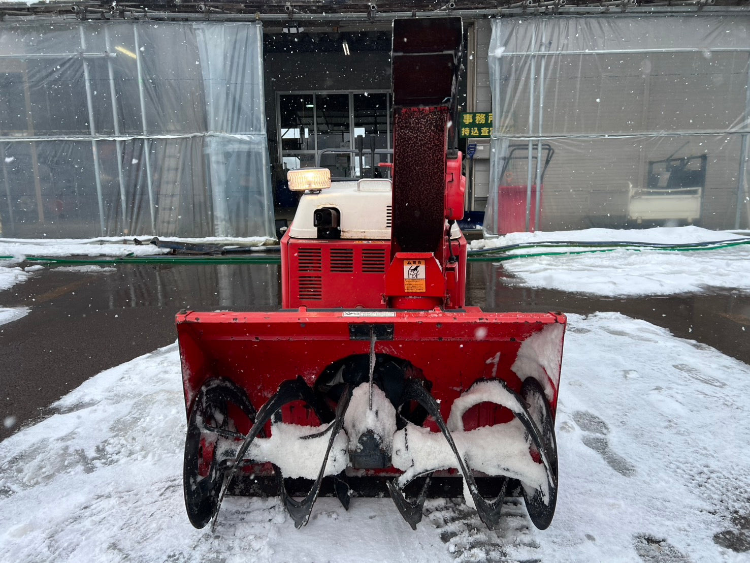 ヤンマー 中古 除雪機【ディゼルエンジン】＊YSRA125『山形店 8636