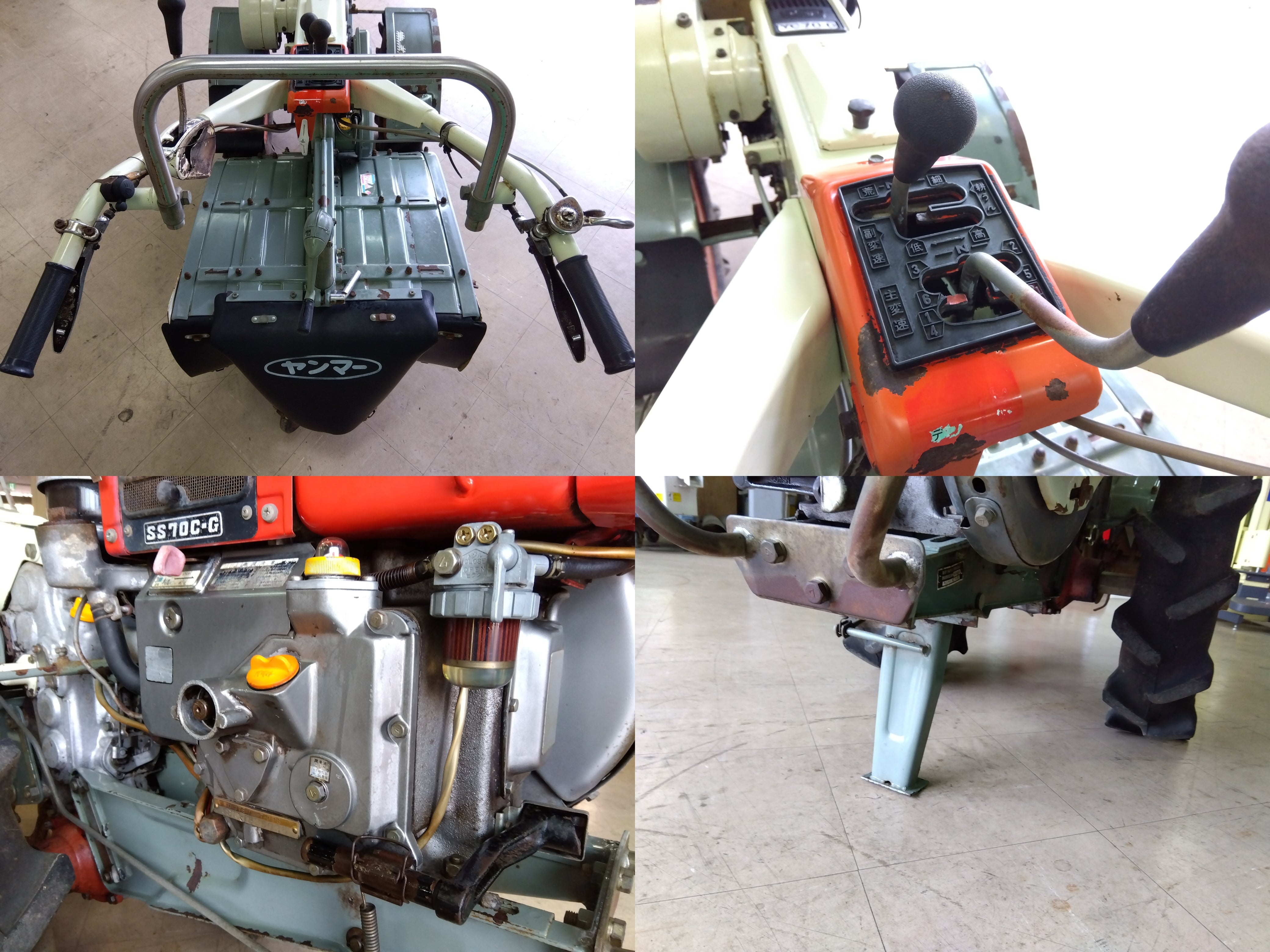 中古 ヤンマー ディーゼル耕耘機 YC70-G 7馬力 – 農キング