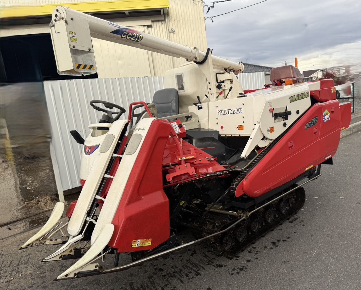 ヤンマー コンバイン GC219 2条刈 結束機付き 252時間 | トラクター