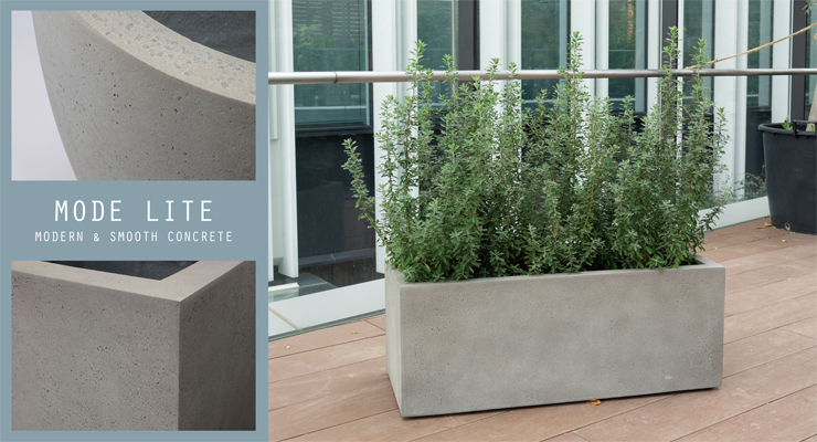 植木鉢／軽量鉢／プランター】モードライト ラウンド Φ45cm