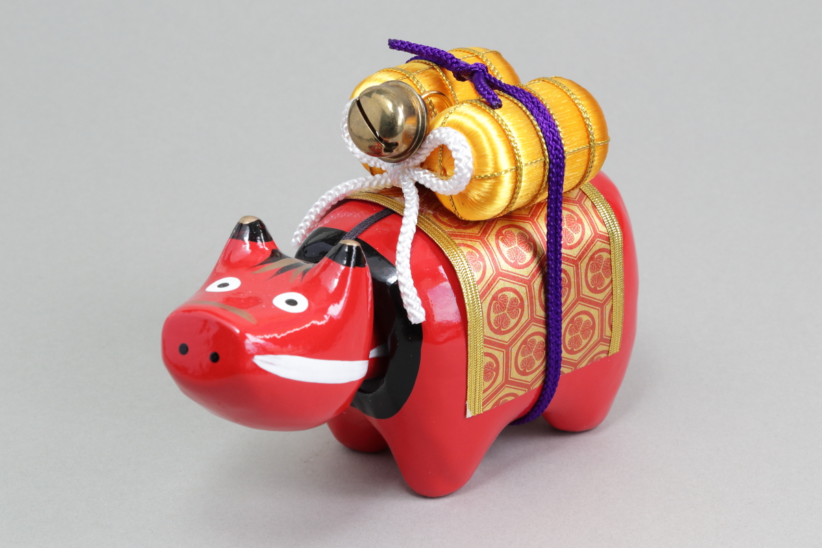 野沢民芸オンラインショップ / 俵べこ（赤）