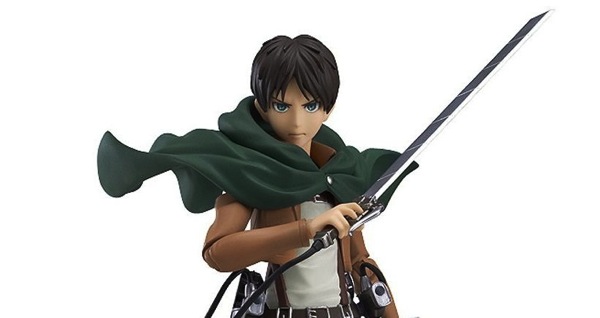 進撃の巨人の可動フィギュア「figma エレン・イェーガー」の予約が開始