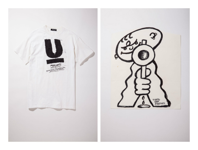 アンダーカバーがTシャツグラフィックにフォーカスした展覧会を開催
