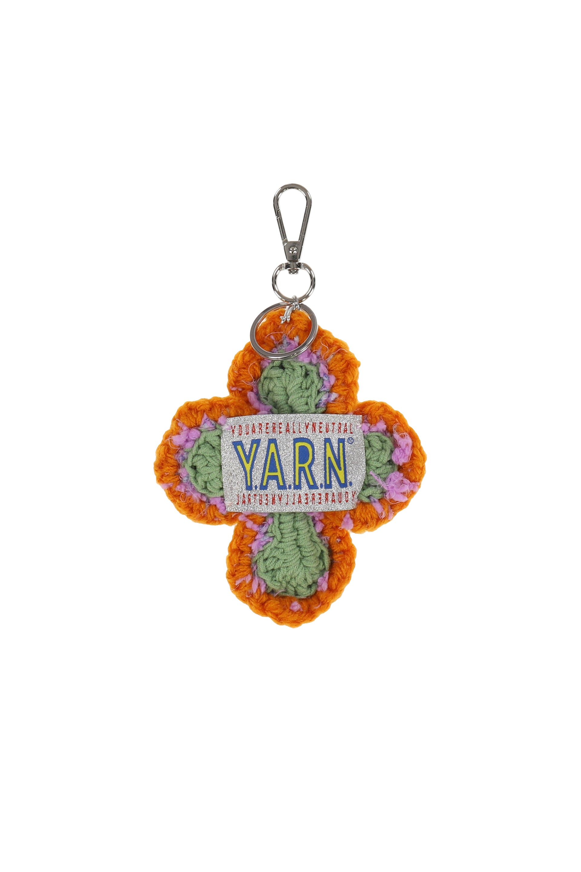 Y.A.R.N. ヤーン SS26 3D CROSS KEYCHAIN / MULTI - NUBIAN ヌビアン
