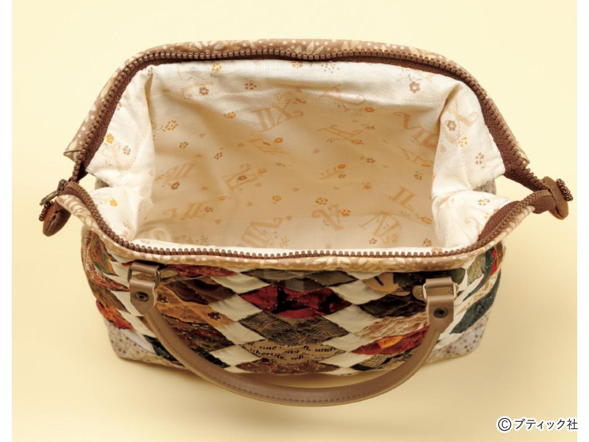 秋らしいパッチワーク！六角つなぎのハンドバッグの作り方(1ページ目