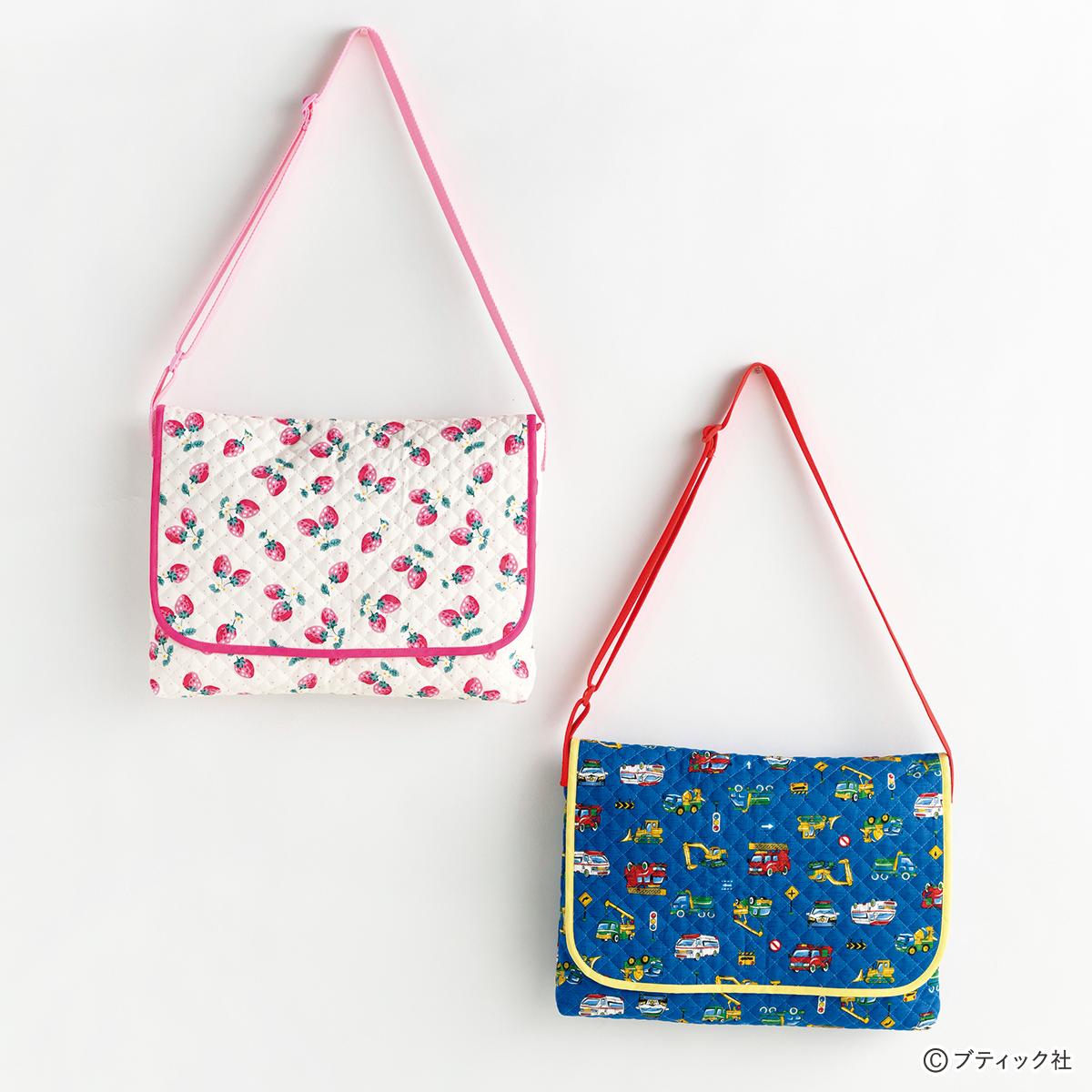 B4サイズの本も入る「ショルダーバッグ（図書袋）」の作り方｜ぬくもり