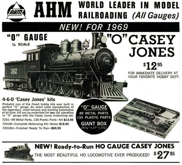 4-6-0 IC Casey Jones (AHM/Rivarossi): Oゲージの玉手箱