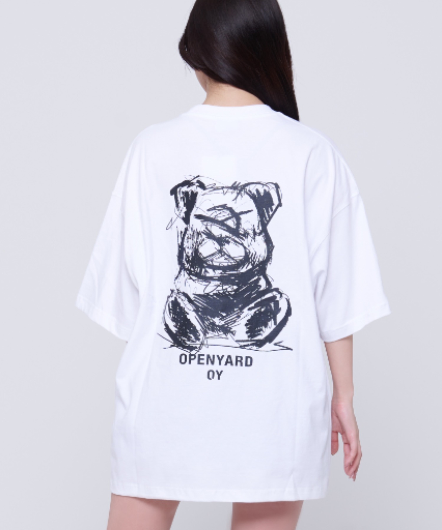 OY/オーワイ』 BACK SKETCH ODOLLY T/バックスケッチオードリー T