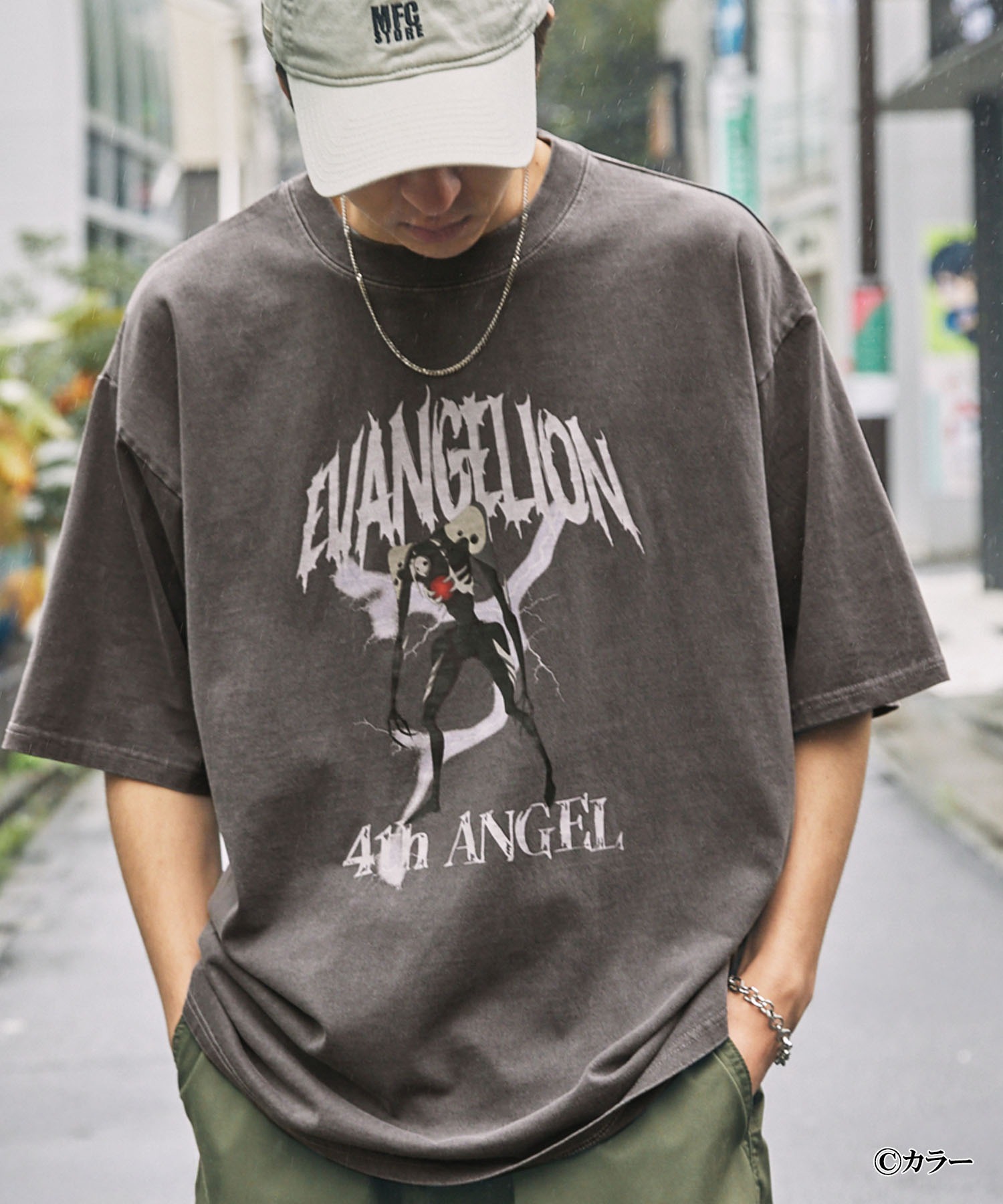 EVANGELION】別注 エヴァンゲリオン ヴィンテージ加工 グラフィック