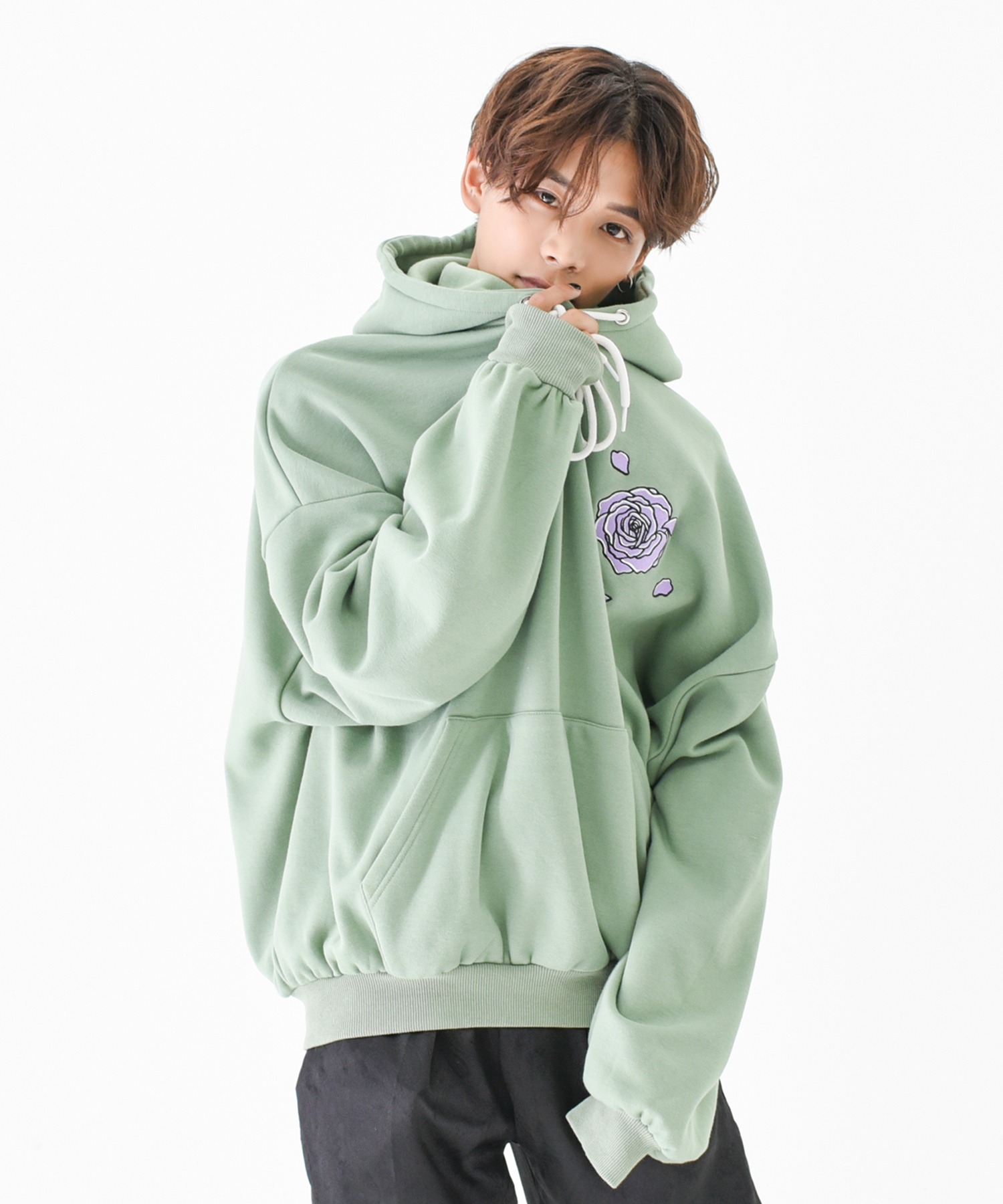 A'GEM/9 × RYUHARU SPECIAL COLLABORATION】HARUTO：ROSE HOODIE/はる