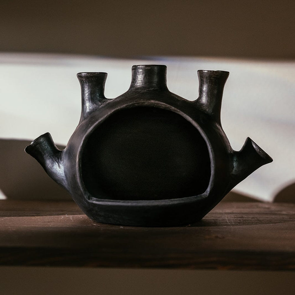 Oaxacan Incense Holder | Onyx by Rufina | Obakki