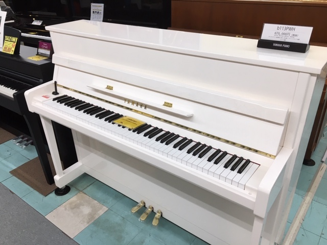 入荷情報・柳川店】レア！！白いアップライトピアノ♪ - 人と音楽の